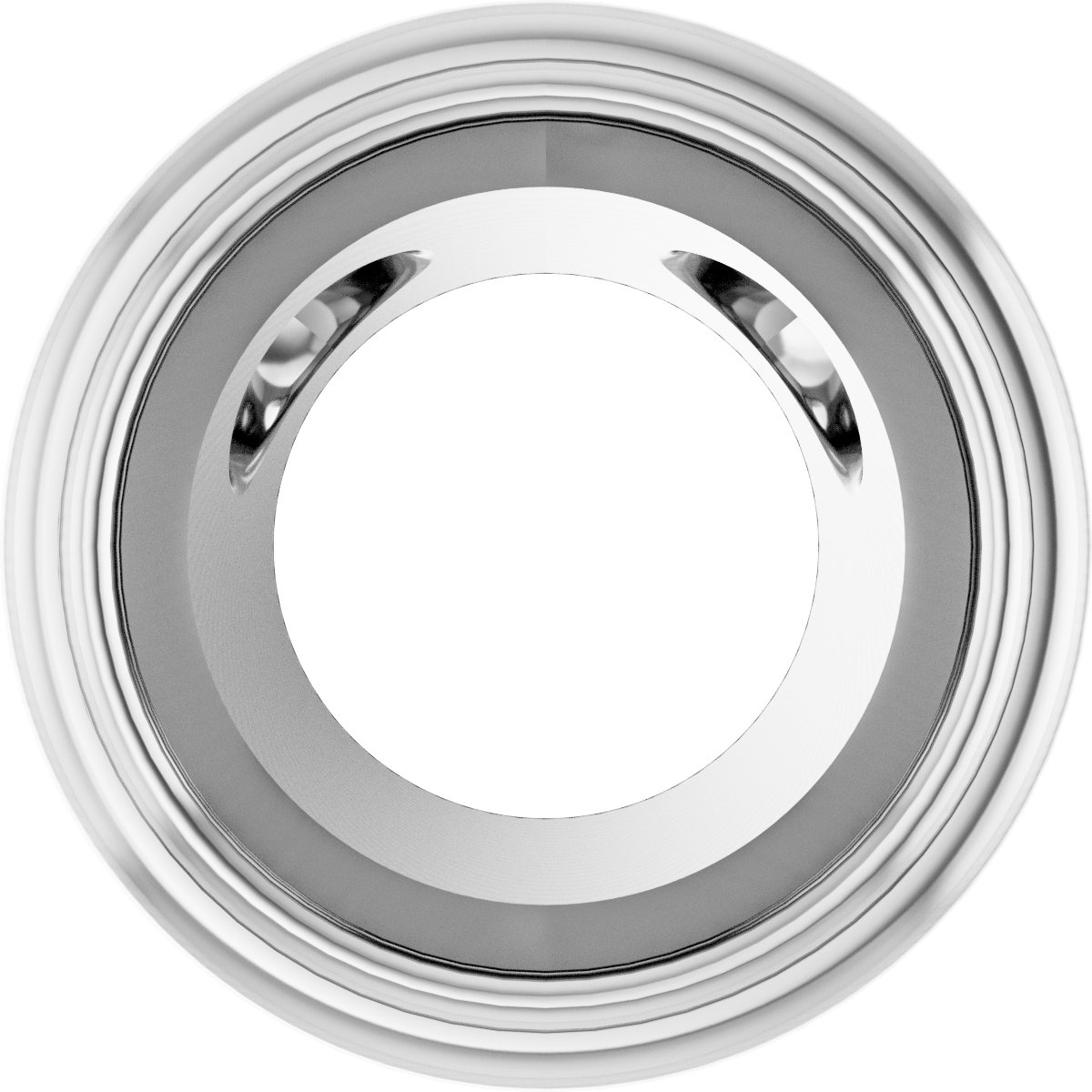 Bezel-Set Accented Slide Pendant