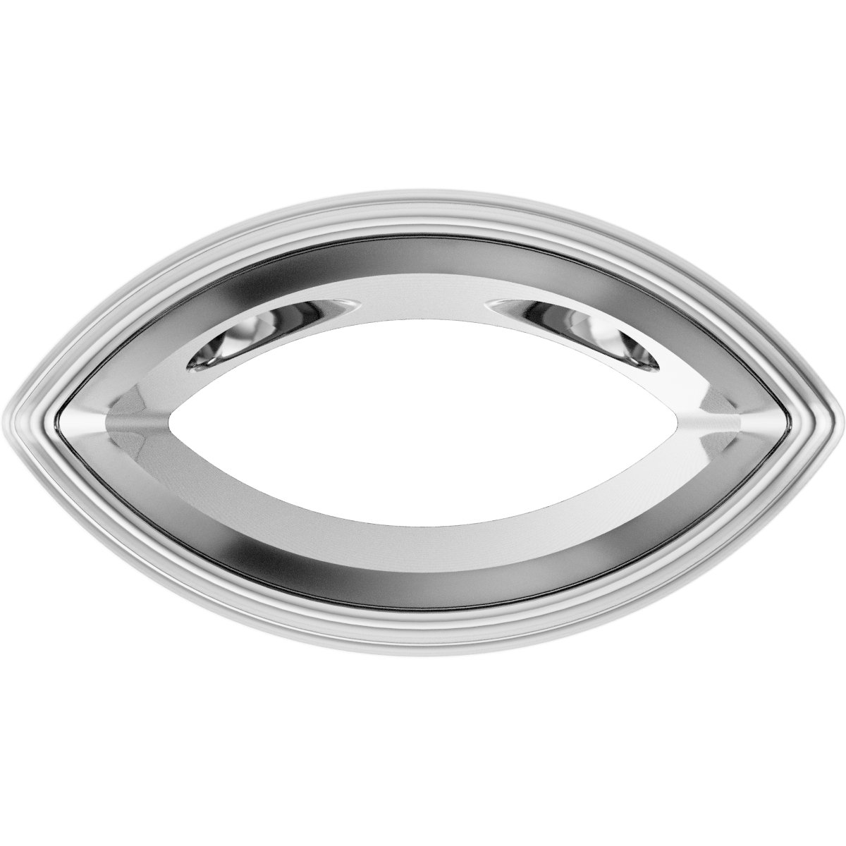 Bezel-Set Accented Slide Pendant