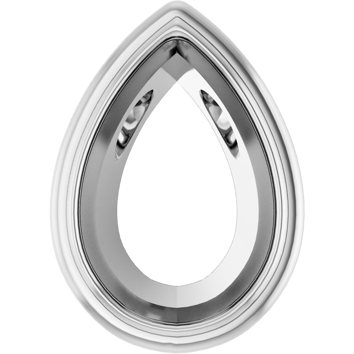 Bezel-Set Accented Slide Pendant