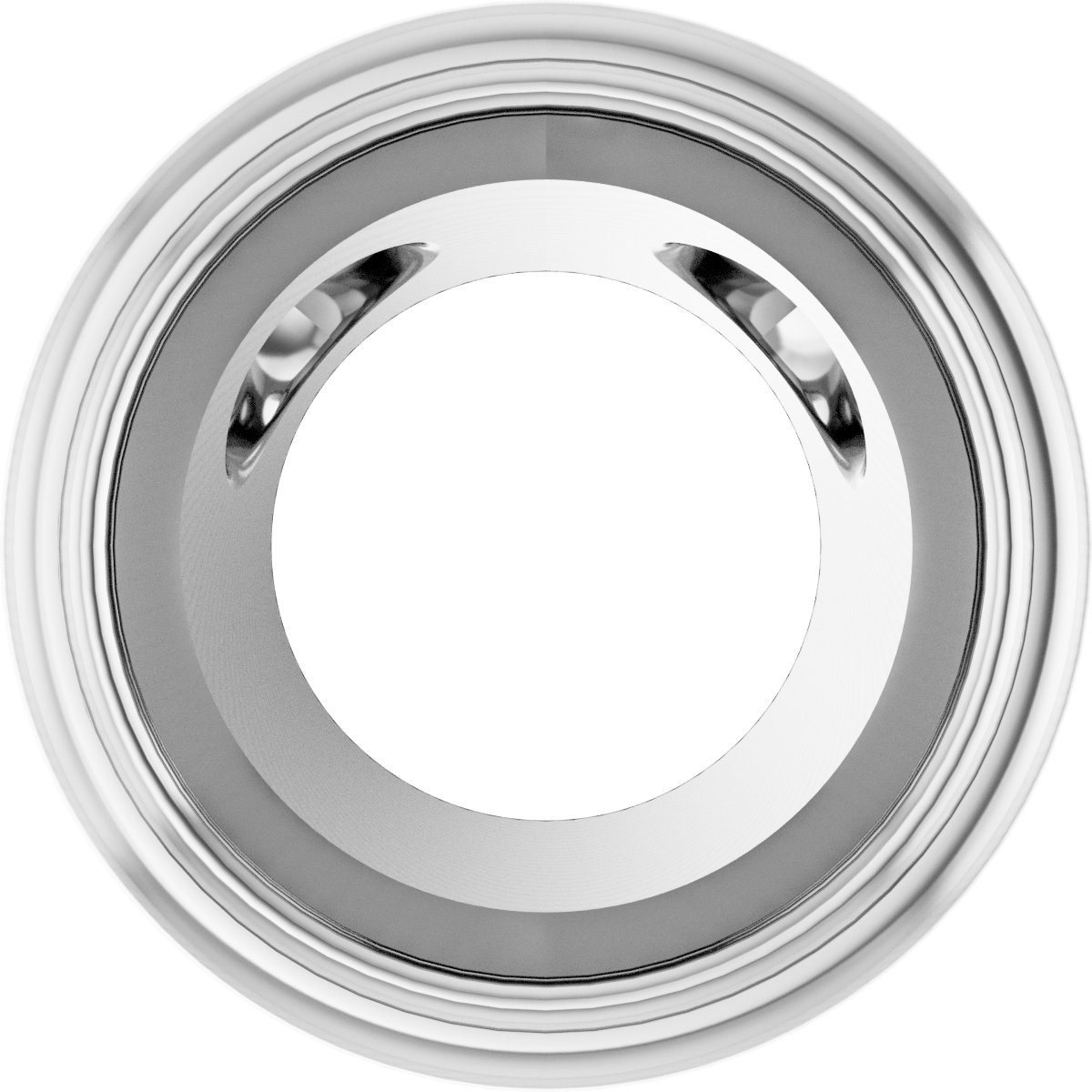 Bezel-Set Accented Slide Pendant