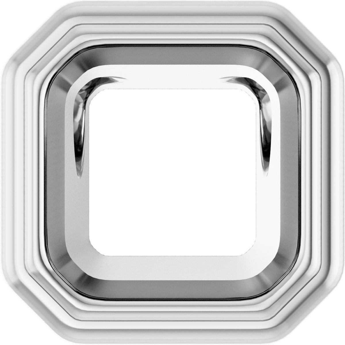 Bezel-Set Accented Slide Pendant