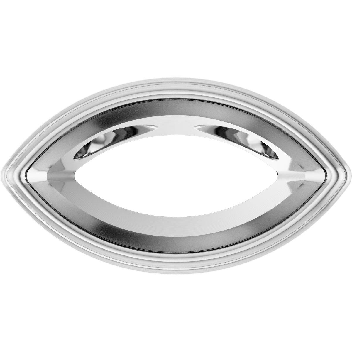 Bezel-Set Accented Slide Pendant