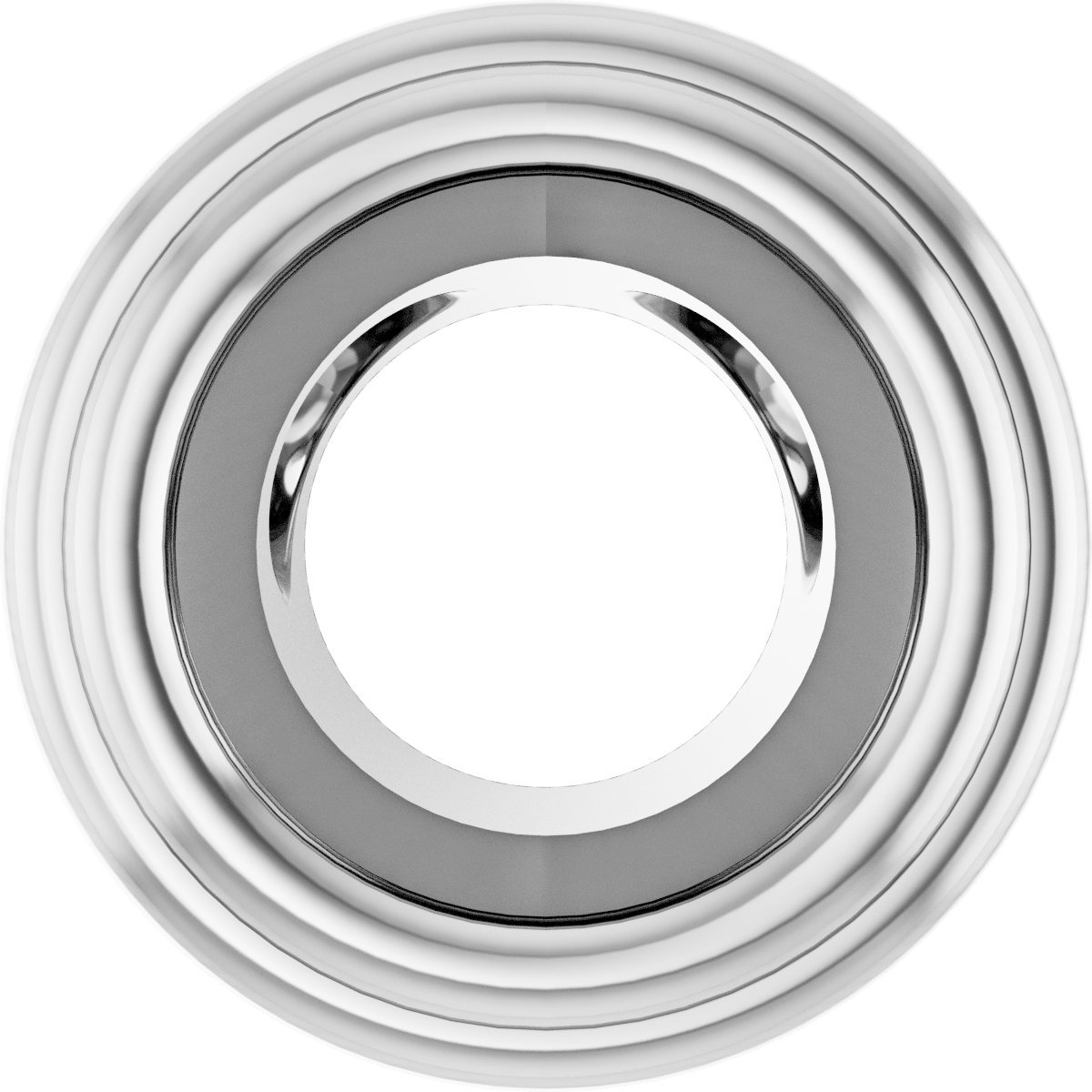 Bezel-Set Accented Slide Pendant