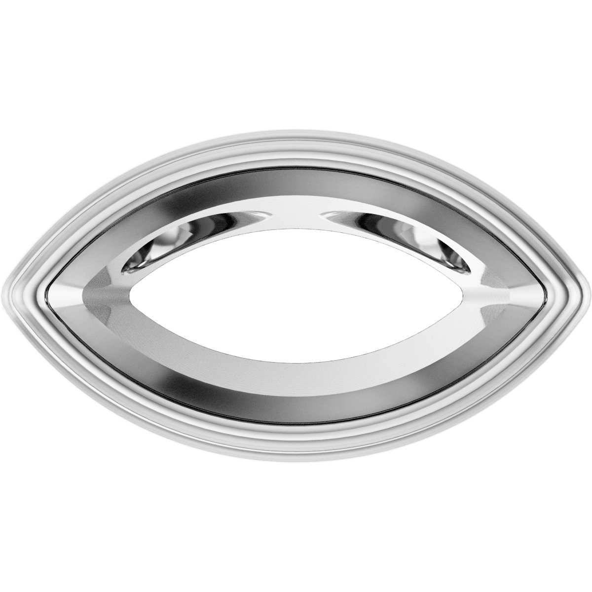 Bezel-Set Accented Slide Pendant
