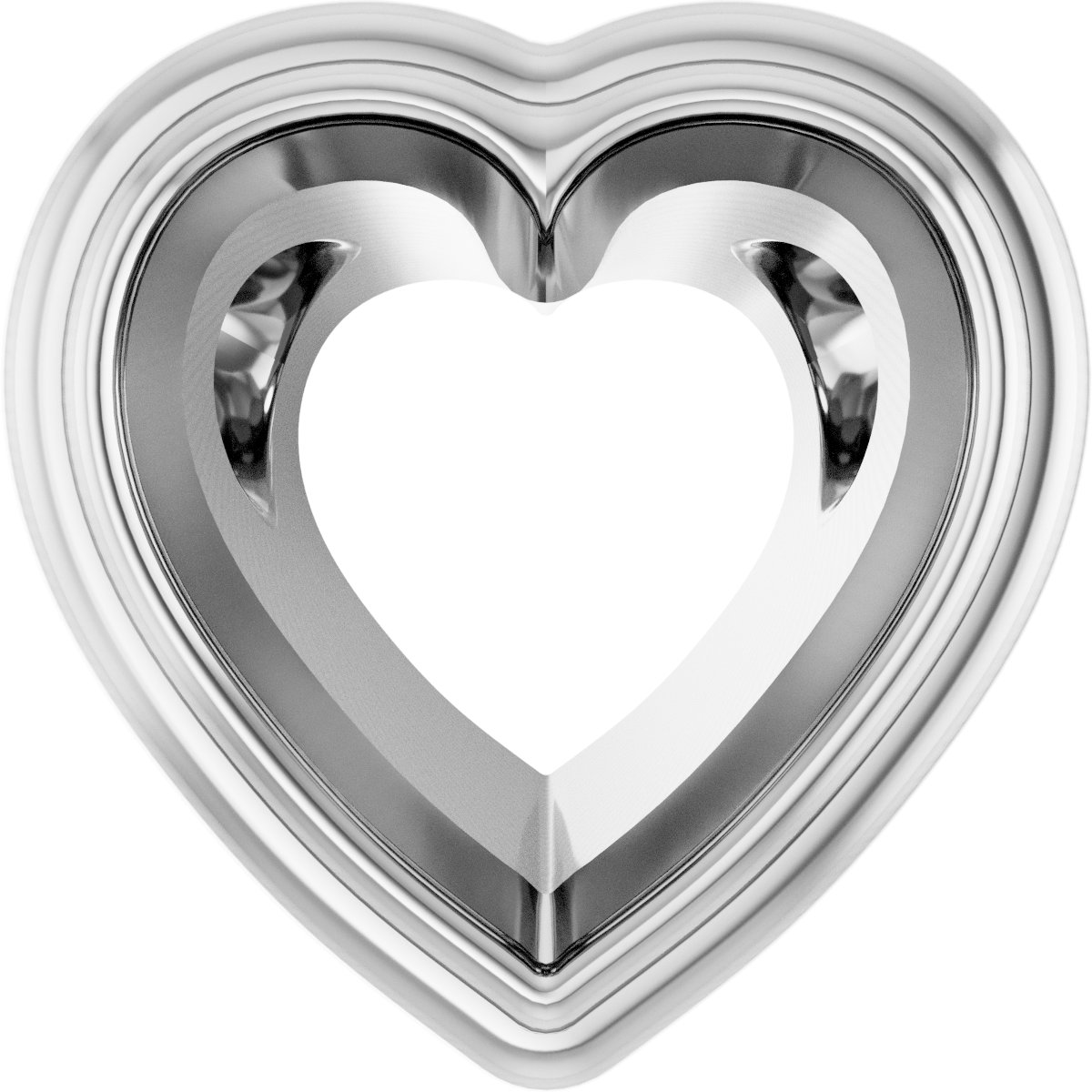 Bezel-Set Accented Slide Pendant
