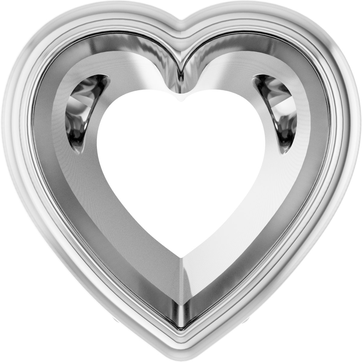 Bezel-Set Accented Slide Pendant