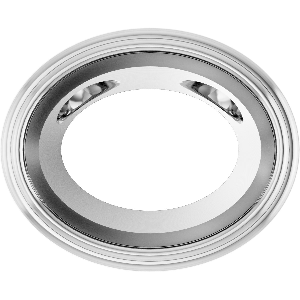 Bezel-Set Accented Slide Pendant