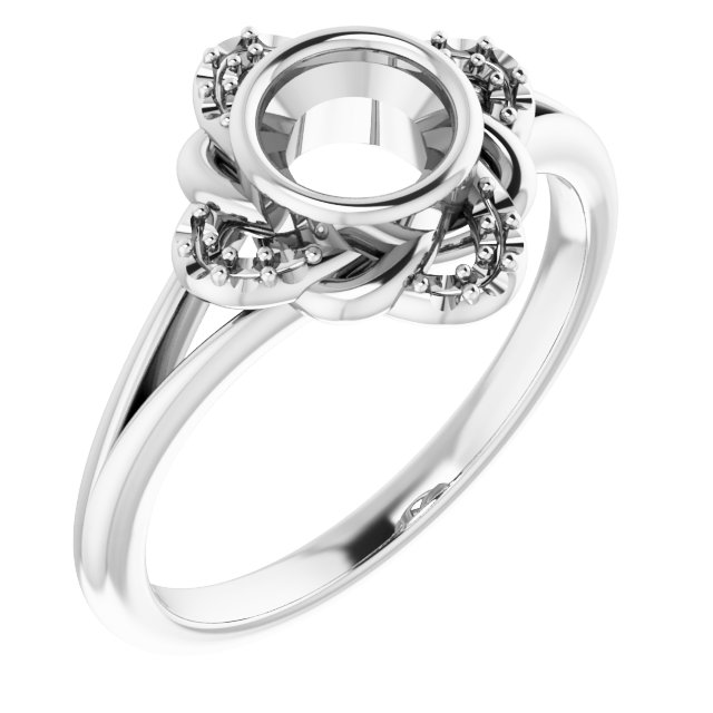 Bezel-Set Accented Ring