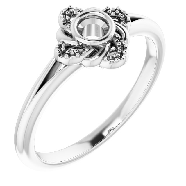 Bezel-Set Accented Ring