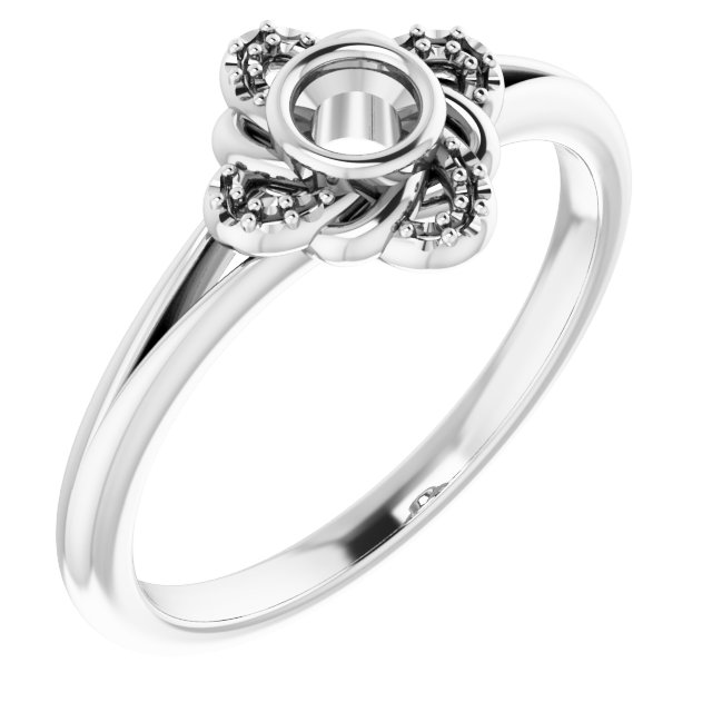 Bezel-Set Accented Ring