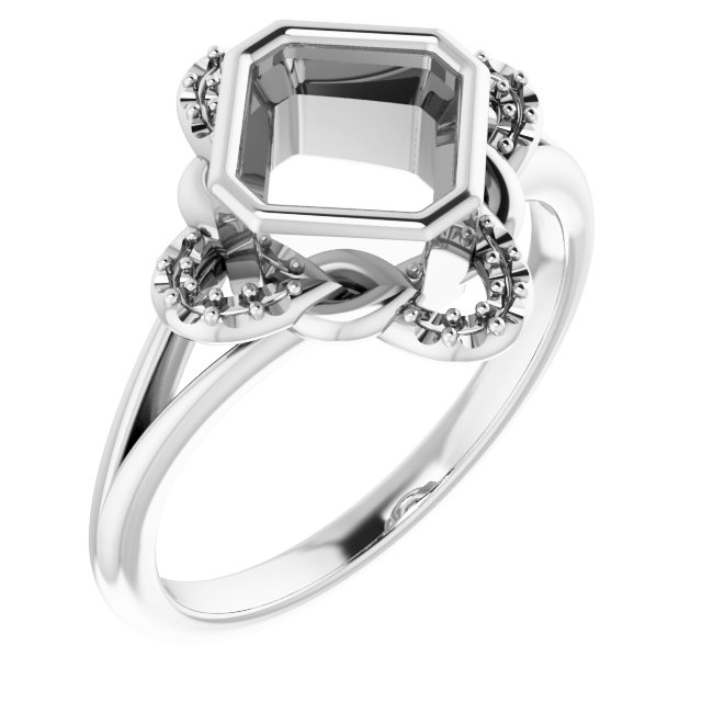 Bezel-Set Accented Ring