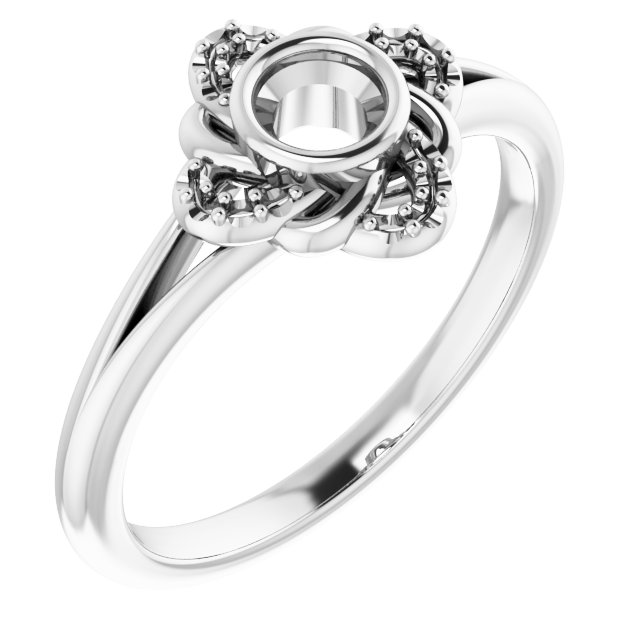 Bezel-Set Accented Ring