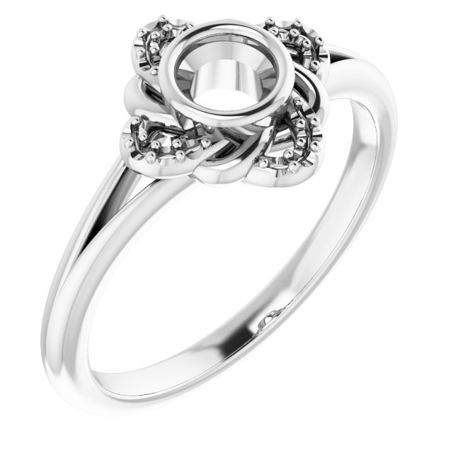 Bezel-Set Accented Ring
