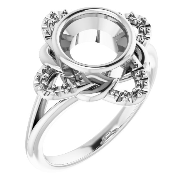 Bezel-Set Accented Ring