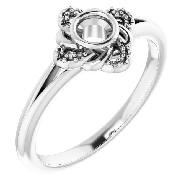 Bezel-Set Accented Ring
