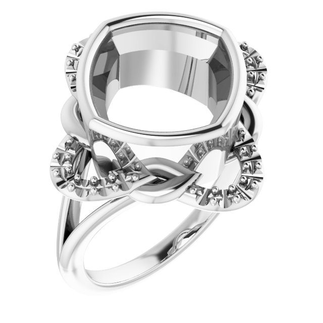 Bezel-Set Accented Ring