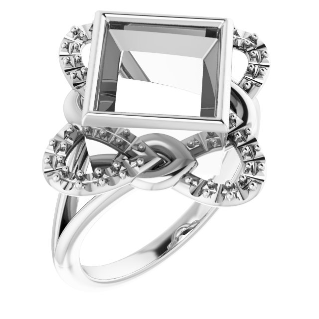 Bezel-Set Accented Ring