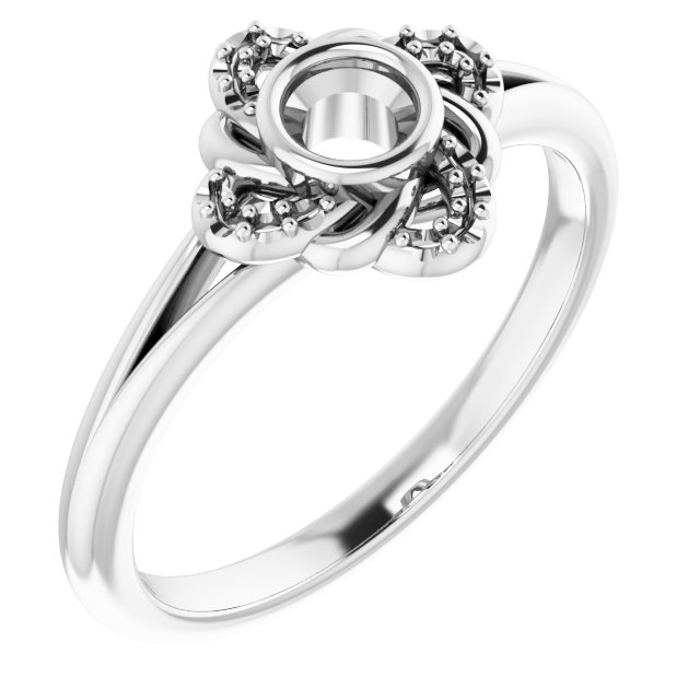 Bezel-Set Accented Ring