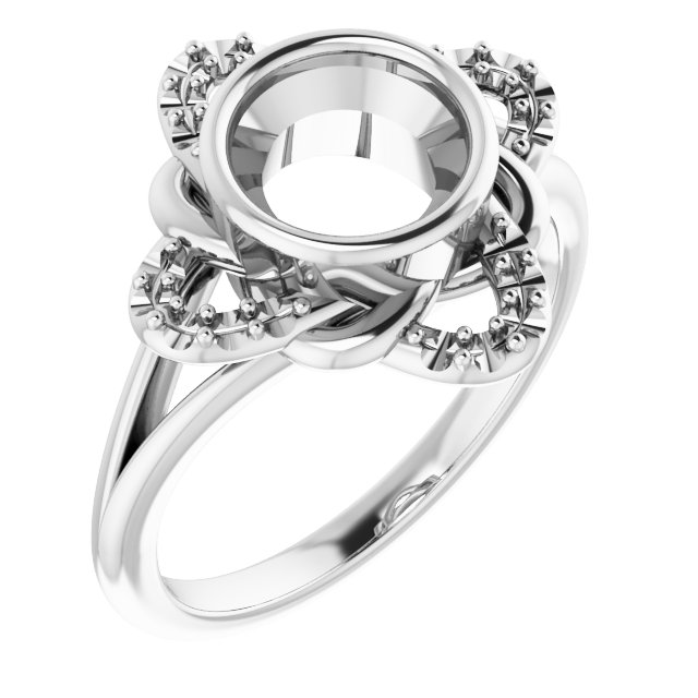 Bezel-Set Accented Ring