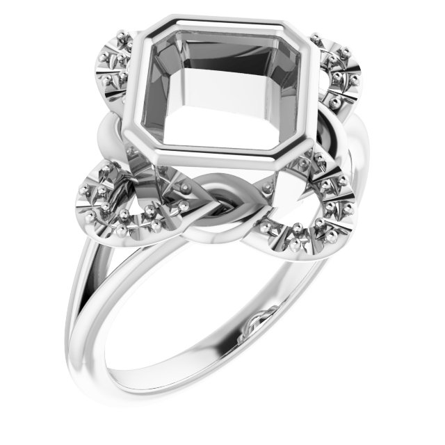 Bezel-Set Accented Ring