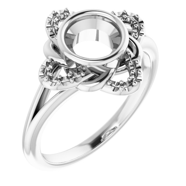 Bezel-Set Accented Ring