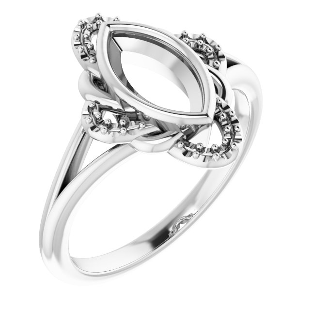Bezel-Set Accented Ring