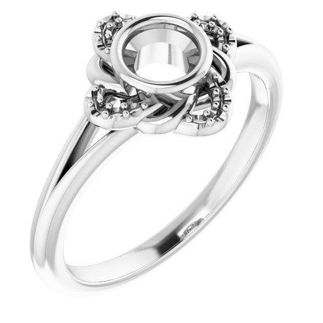 Bezel-Set Accented Ring