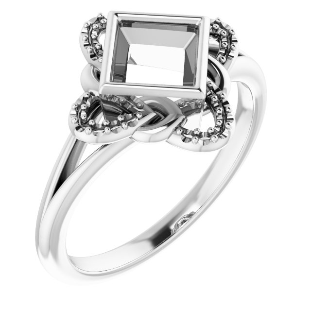 Bezel-Set Accented Ring