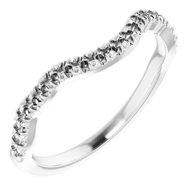 Band Mounting for 9x7 mm Oval Ring