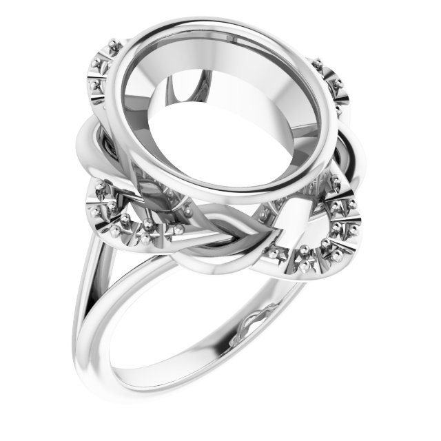 Bezel-Set Accented Ring