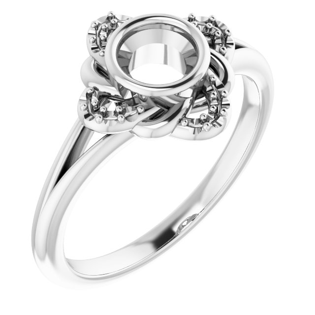 Bezel-Set Accented Ring