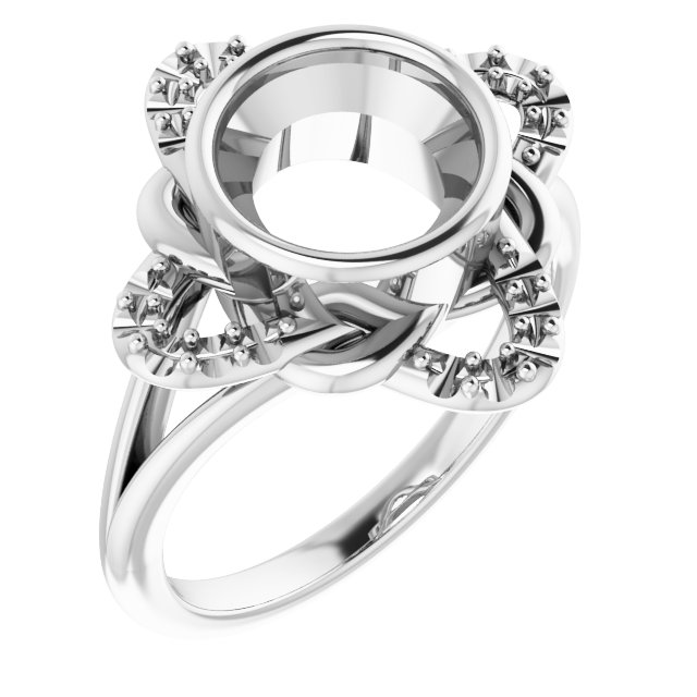 Bezel-Set Accented Ring