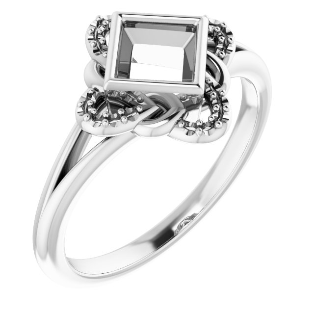Bezel-Set Accented Ring