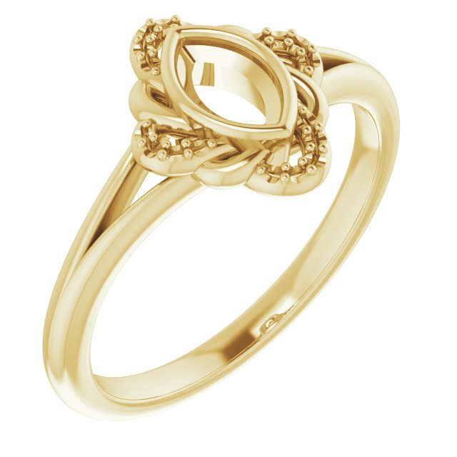 14k Yellow Gold