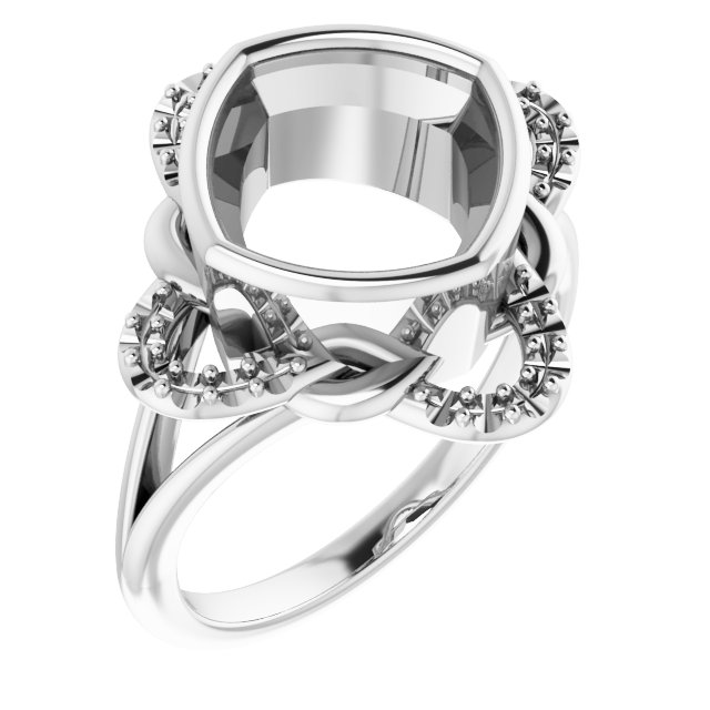 Bezel-Set Accented Ring
