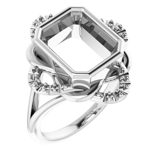 Bezel-Set Accented Ring