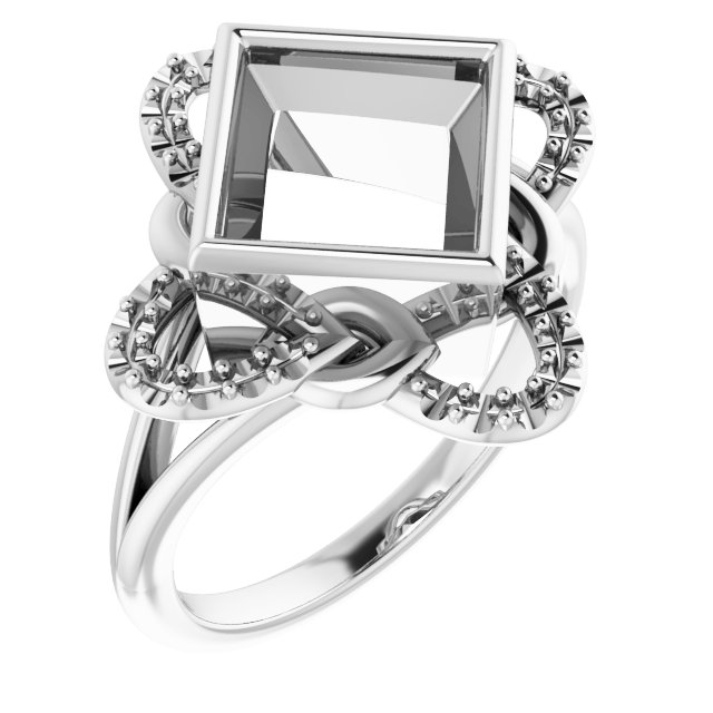 Bezel-Set Accented Ring