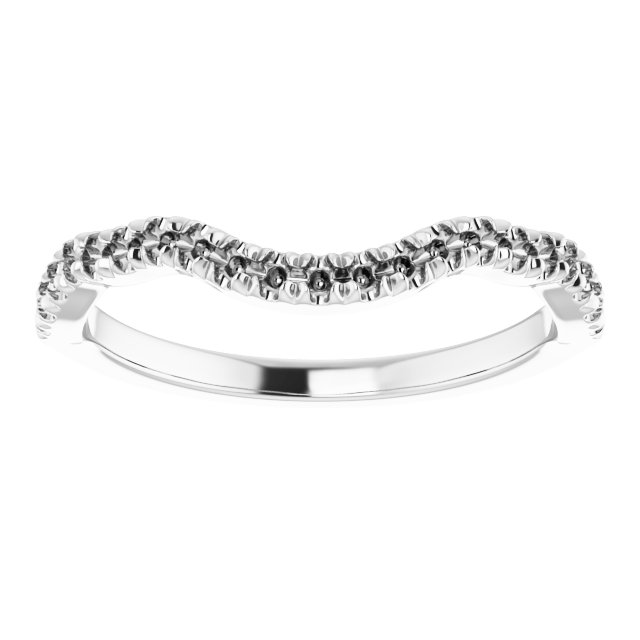 Band Mounting for 9x7 mm Oval Ring view 3