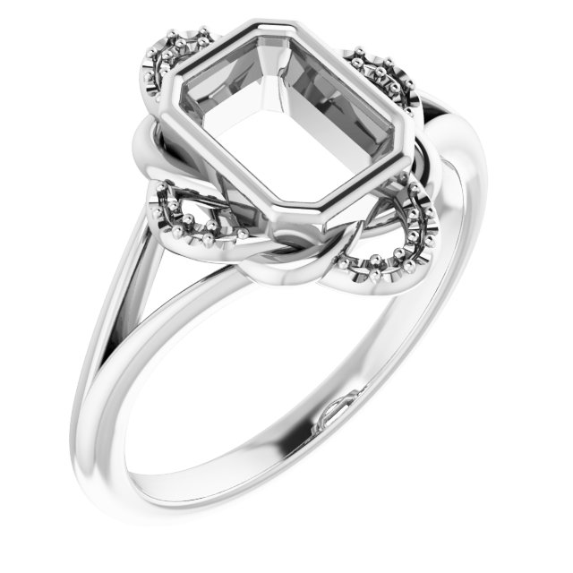 Bezel-Set Accented Ring