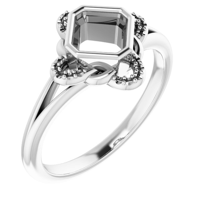 Bezel-Set Accented Ring
