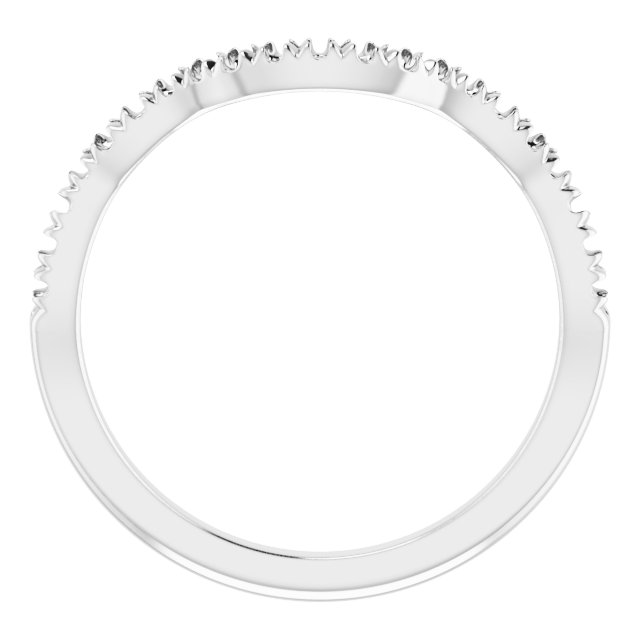Band Mounting for 9x7 mm Oval Ring view 2