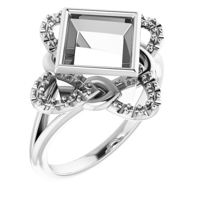 Bezel-Set Accented Ring