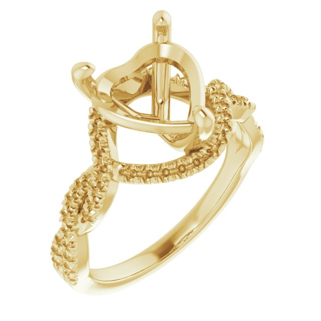 Halo-Style Infinity-Inspired Engagement Ring