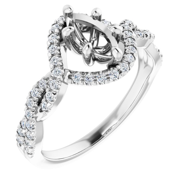 14k White Gold