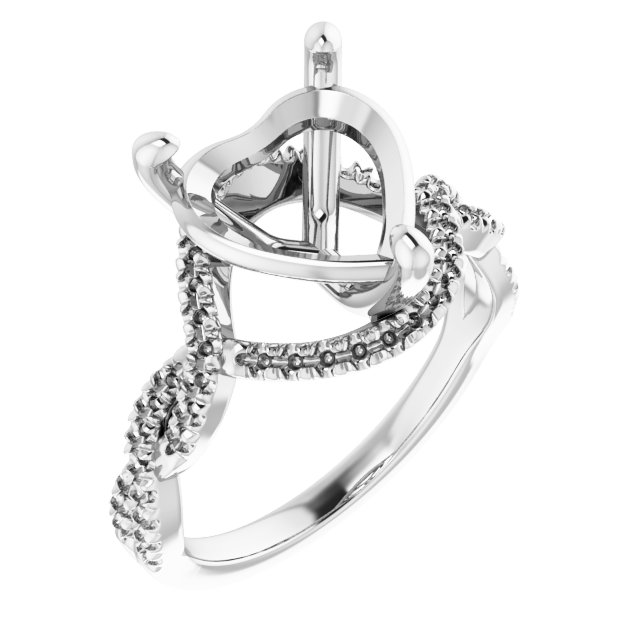 Halo-Style Infinity-Inspired Engagement Ring