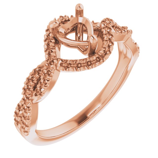Halo-Style Infinity-Inspired Engagement Ring