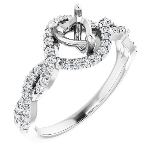 14k White Gold