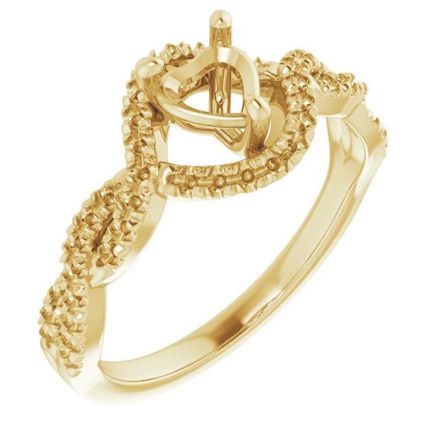 Halo-Style Infinity-Inspired Engagement Ring