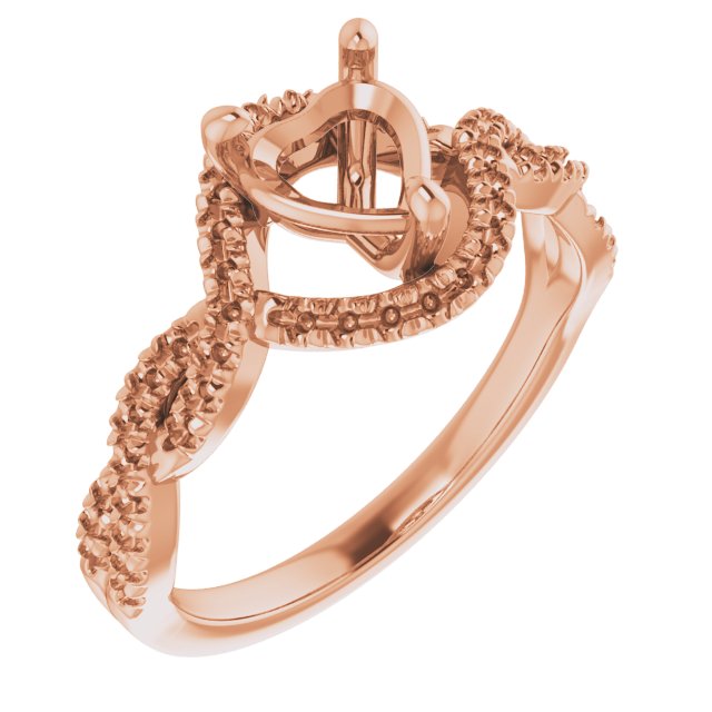 Halo-Style Infinity-Inspired Engagement Ring