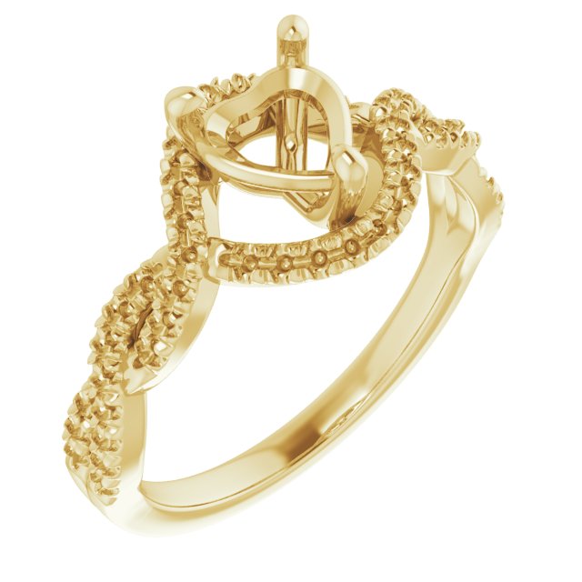 Halo-Style Infinity-Inspired Engagement Ring